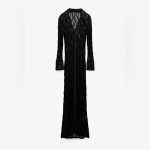 ZARA Lace Shirt Dress